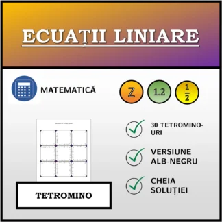 Tetromino: Ecuații liniare