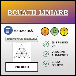 Trimino: Ecuații liniare, diferite tipuri de rădăcini