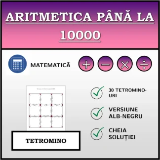Tetromino: Aritmetica până la 10000