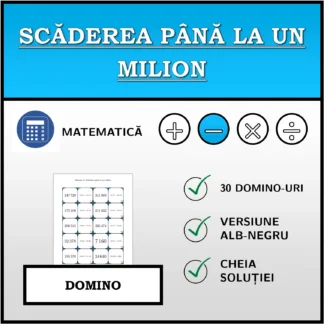 Domino: Scăderea până la un milion