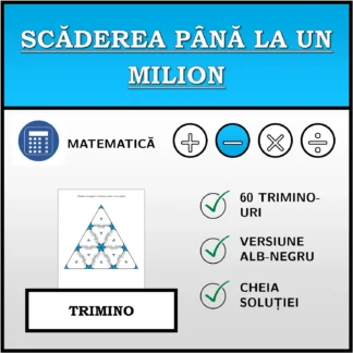 Trimino: Scăderea până la un milion