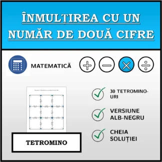 Tetromino: Înmulțirea cu un număr de două cifre
