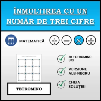 Tetromino: Înmulțirea cu un număr de trei cifre