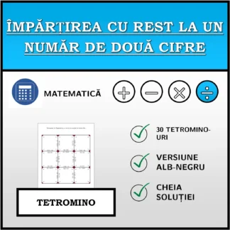 Tetromino: Împărțirea cu rest la un număr de două cifre