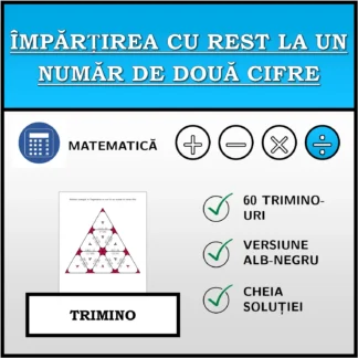 Trimino: Împărțirea cu rest la un număr de două cifre