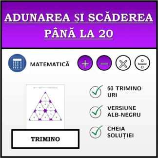 Trimino: Adunarea și scăderea până la 20