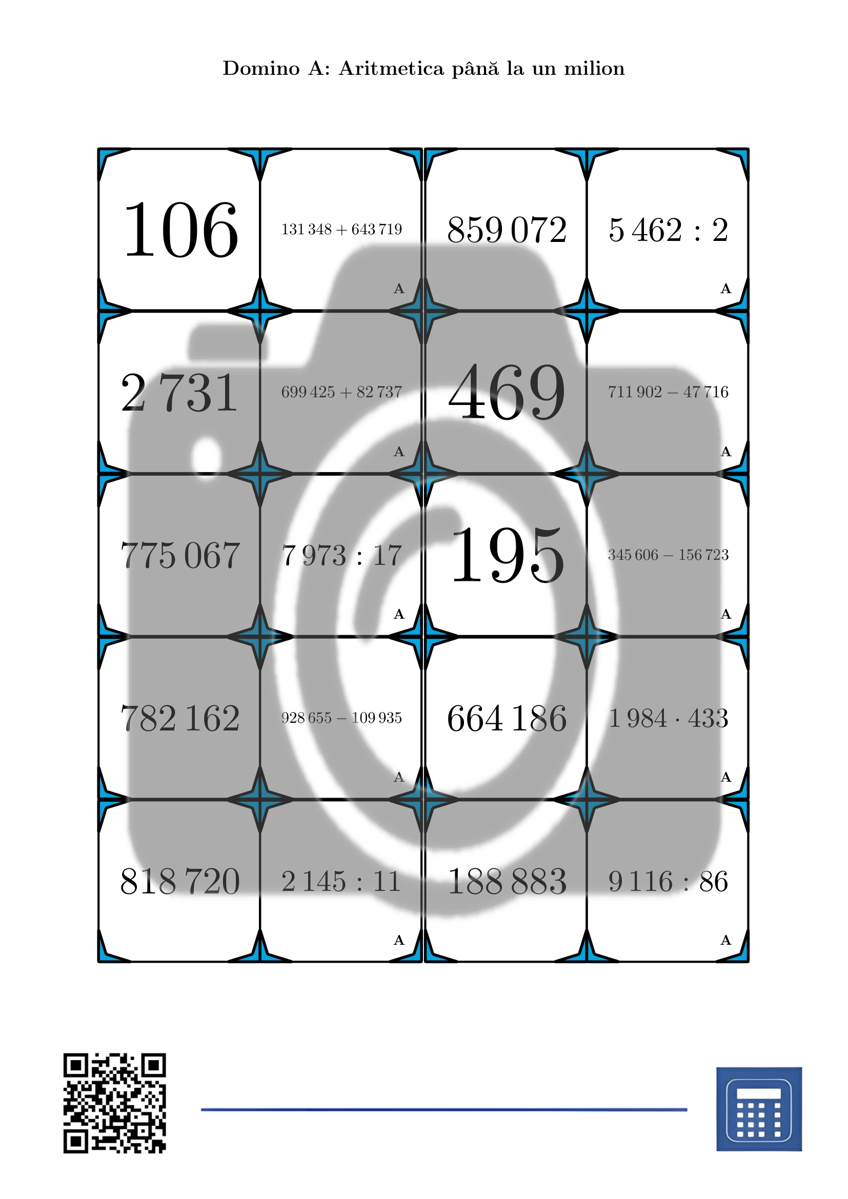 Domino: Aritmetica până la un milion - imagine 2