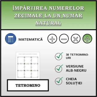 Tetromino: Împărțirea numerelor zecimale la un număr natural