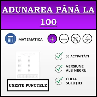 Exercițiu de asociere: Adunarea până la 100