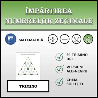 Trimino: Împărțirea numerelor zecimale