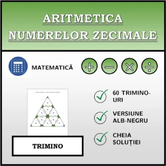 Trimino: Aritmetica numerelor zecimale