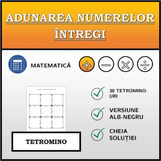 Tetromino: Adunarea numerelor întregi