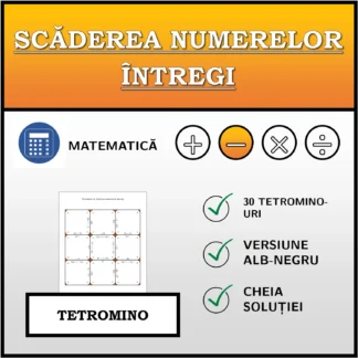 Tetromino: Scăderea numerelor întregi