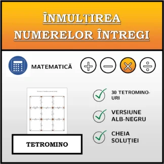 Tetromino: Înmulțirea numerelor întregi