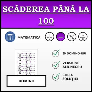 Domino: Scăderea până la 100