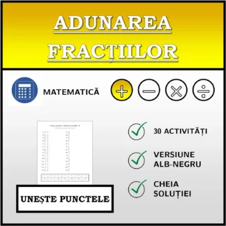 Exercițiu de asociere: Adunarea fracțiilor