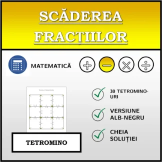 Tetromino: Scăderea fracțiilor