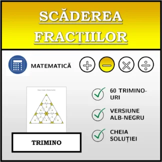 Trimino: Scăderea fracțiilor
