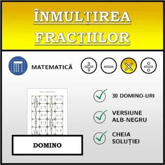 Domino: Înmulțirea fracțiilor