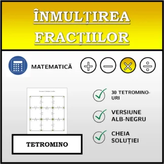 Tetromino: Înmulțirea fracțiilor