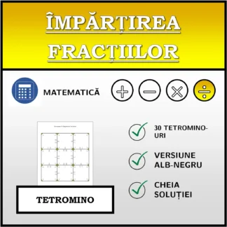 Tetromino: Împărțirea fracțiilor