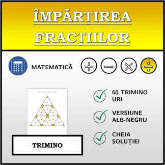 Trimino: Împărțirea fracțiilor