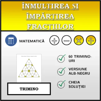 Trimino: Înmulțirea și împărțirea fracțiilor