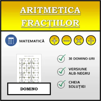 Domino: Aritmetica fracțiilor