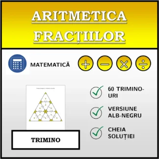 Trimino: Aritmetica fracțiilor