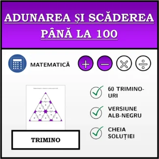 Trimino: Adunarea și scăderea până la 100