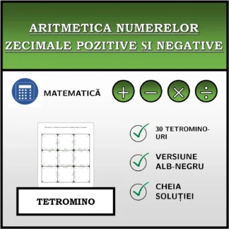 Tetromino: Aritmetica numerelor zecimale pozitive și negative