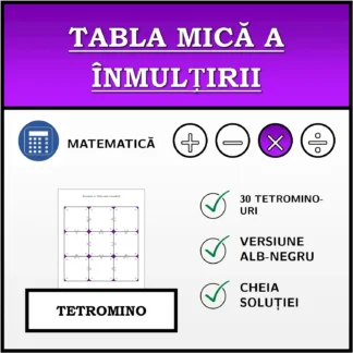 Tetromino: Tabla mică a înmulțirii
