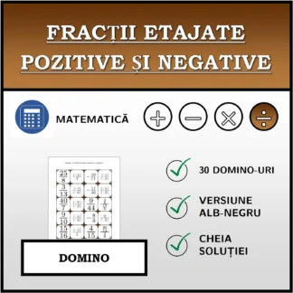 Domino: Fracții etajate pozitive și negative