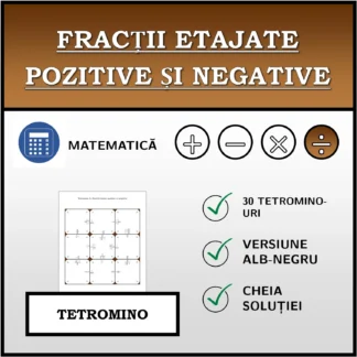 Tetromino: Fracții etajate pozitive și negative