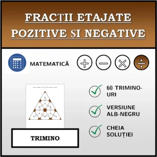 Trimino: Fracții etajate pozitive și negative