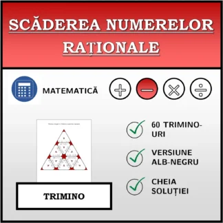 Trimino: Scăderea numerelor raționale
