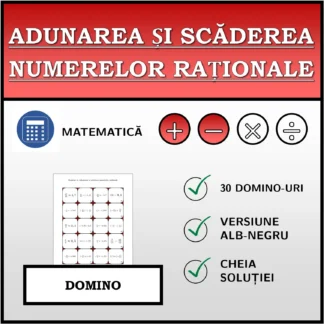 Domino: Adunarea și scăderea numerelor raționale