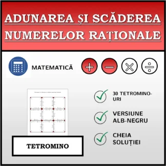 Tetromino: Adunarea și scăderea numerelor raționale