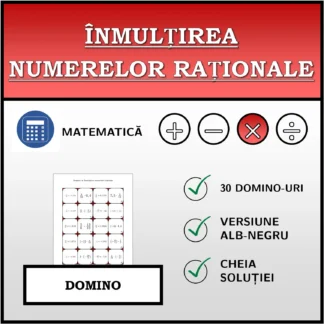 Domino: Înmulțirea numerelor raționale