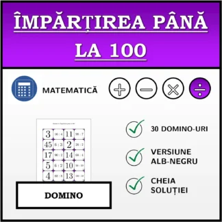 Domino: Împărțirea până la 100