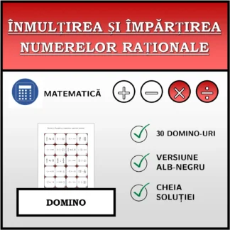 Domino: Înmulțirea și împărțirea numerelor raționale