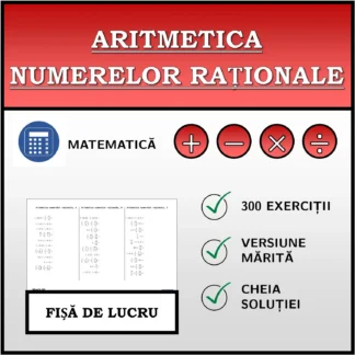 Fișă de lucru: Aritmetica numerelor raționale