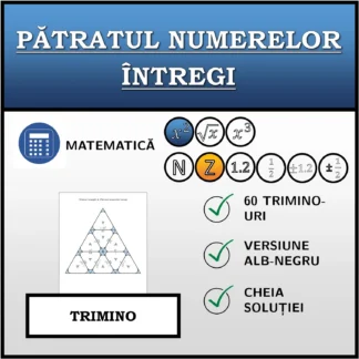 Trimino: Pătratul numerelor întregi