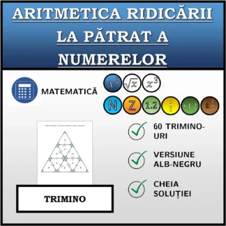 Trimino: Aritmetica ridicării la pătrat a numerelor