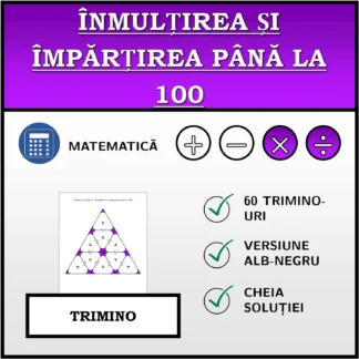 Trimino: Înmulțirea și împărțirea până la 100